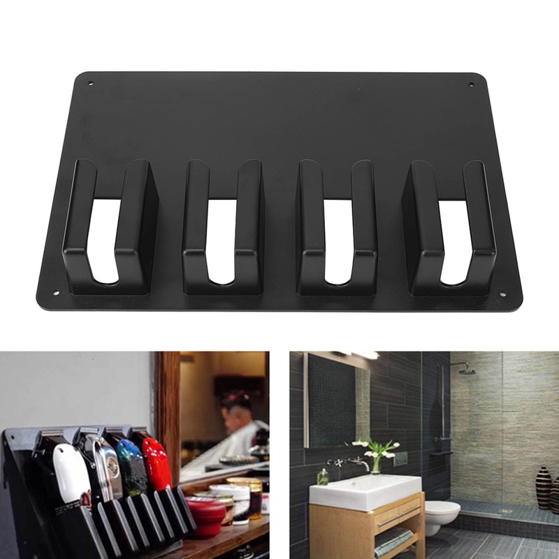 Hair Clipper Holder 4 Slots Prevent Slip Barber Clipper Storage