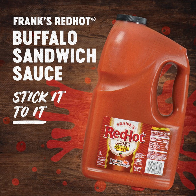 Frank's RedHot Buffalo Sandwich Sauce, 1 gal - One Gallon