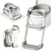 CUXFLS Potty Training Seat with Ladder 3-in-1 Toddler Toilet Ladder