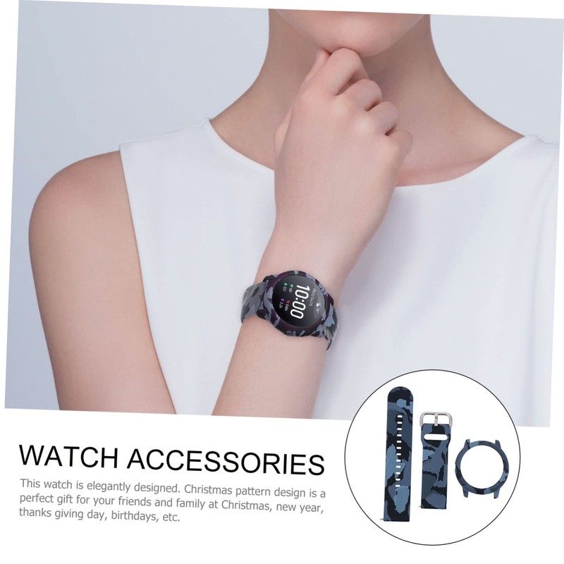 OHPHCALL 1set Watch Cover for Protective Shell Stylish Watchband Compatible