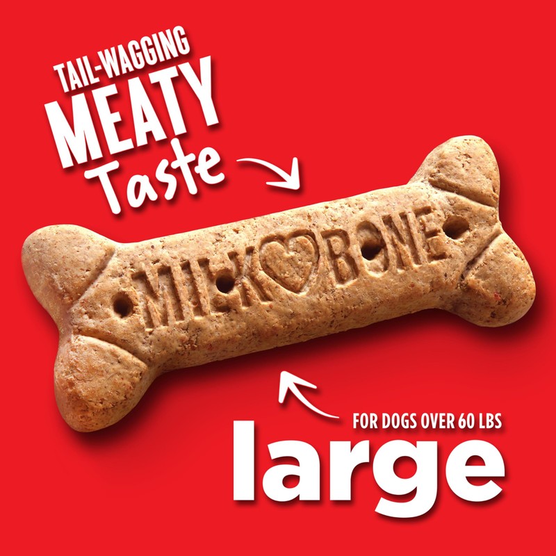 Milk-Bone Original Dog Treats Biscuits for Large Dogs, 10 Pounds