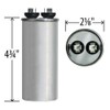 97F9645 45 uf MFD 440 Volt VAC - Replacement Round