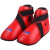 MAR | Red Martial Arts Foot Protector for Karate, Kickboxing,