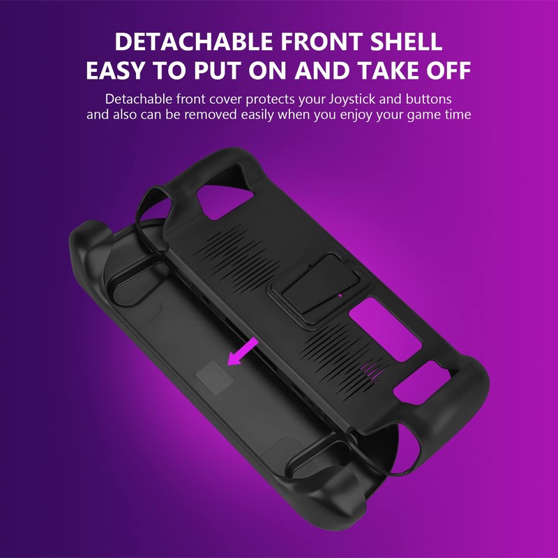 Geekria Kickstand Protective Case Compatible with Steam Deck, TPU Cover