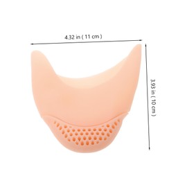 Baluue 1 Pair Comfortable Toe Pads for Women Soft and Flexible Toe Protectors for Shoe Comfort Versatile Foot Protection for Various Activities Orange