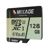 MIXAGE 128GB MicroSDXC Card UHS-I U3/V30/A1/C10-175MB/s Read 110MB/s Write, 4K