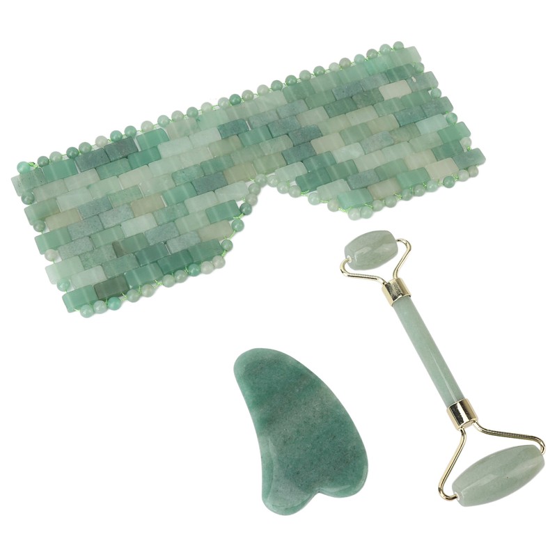 Jadestone Eye Pad Roller Cooling Relieve Puffiness Adjustable Jadestone Eye
