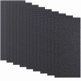 18Pcs Sandpaper 120/180/240/320/400/600/800/1000/2000 Grit, Epehio Wet And Dry Sandpaper For Cars Metal Plastic Wood Walls, Assorted Sandpaper Sheets 9x3.6 Inch