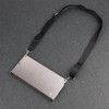 Foldable Stainless Steel Clipboard with Shoulder Strap - Adjustable Size,
