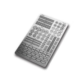 Plastic Model Model Detail Up Stainless Steel Parts Plamo Robot Gundam Tank Fighter Gunpla Etched Parts (TypA)