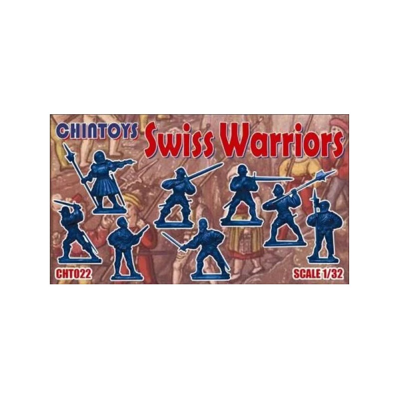CHINTOYS CHT022 MEDIEVAL SWISS MERCENARY WARRIORS (COLORS VARY)