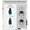 FORIOUS LED Kitchen Faucet with Soap Dispenser and Pull Down