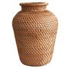 Jarrón de ratán Tejido de 19 x 15 cm Alto