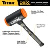 Titan DBX 63645 45oz Dead Blow Hammer with Interchangeable Polyurethane