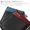 GROOVE GEAR ggs-1031 Men's Bi-fold Wallet, Mini Wallet, Saffiano, Genuine