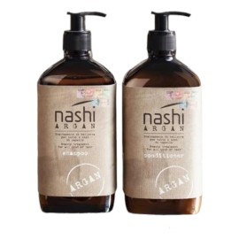 Nashi Argan Tri-pack Shampoo, Acondicionador Y Deep Infusion
