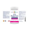 Iron Bisglycinate Iron Supplement 120 Caps - 25mg Elemental Iron