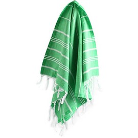 Cacala PES-PESKIR-Green Hand Towel, 23â x 36"