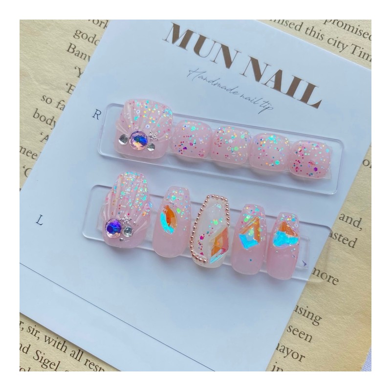 Mermaid nail tips♀ Set recommendation!!- Ballerina / 인어네일팁♀ 세트추천!! -