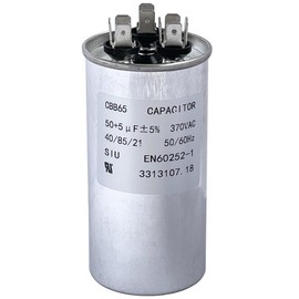PEFAQUMKN 3313107.018 Capacitor 50+5uf+5%, 370VAC RV Air Conditioner Motor Compatible with Dometic 3316995.900, 3316348.900, 3100248.487 for Heavy Duty RV AC Models