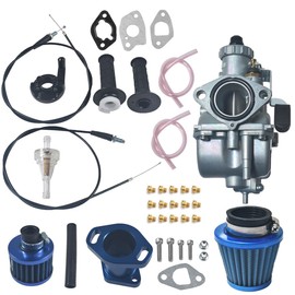 For VM22 Carburetor For Predator 212CC 196cc CT200U KT196 Moto Mini Bike Race Blue