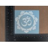 Om (Aum) Decal 4 Pack: Meditation Om, Om Symbol Flower,