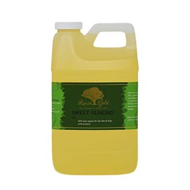 64 Fl.oz Premium Sweet Almond Oil Pure & Organic Skin Hair Nails Massage Health Care