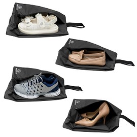 Miicrux Travel Shoe Bag, Odor Absorbing Bag, Water Resistant, Shoe Storage, Organizer Shoe Pouch with Zipper for Men and Women