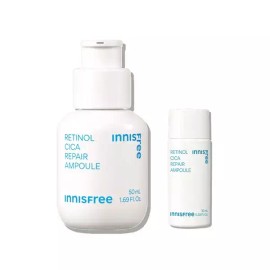 Innisfree [이니스프리] 레티놀 시카 앰플 50mL + 레티놀 시카 앰플 10mL 1개 Innisfree Retinol Cica Ampoule 50mL + Retinol Cica Ampoule 10mL 1ea