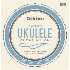 D'Addario EJ65T Pro-Arte Custom Extruded Tenor Nylon Acoustic Ukulele Strings