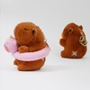 Clearstone Capybara Plush Keychain Chabimaru Float (Unicorn) 18.5cm Brown
