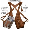 Premium Leather Adjustable Underarm Shoulder Bag for Men & Women,