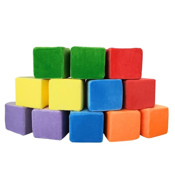 Wonder Space Plush Foam Blocks - Nursery Building & Stacking