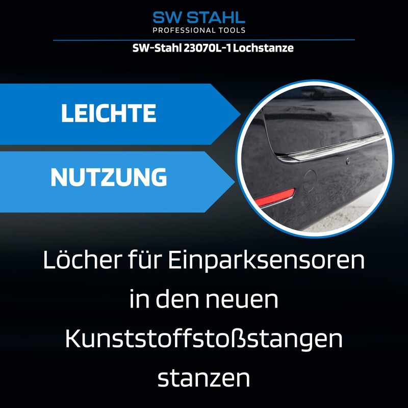 SW-Stahl 23070L-1 Hole Punch 18.2 mm for Parking Sensors