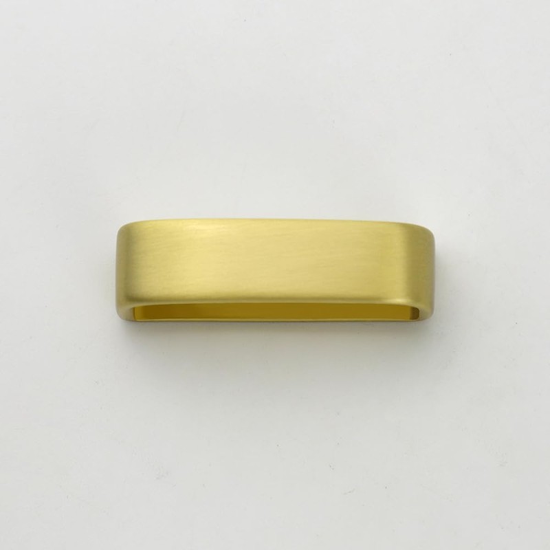 TANJUN Belt Loop Keep Stainless Steel Brass Alloy Men's Belt