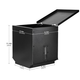 Stanbroil Pellet Grill Hopper Extension, Pellet Smoker Accessories for Traeger Pro Series 22, 34, 575, 780, Tailgater 20, Junior 20, Bronson 20, Black