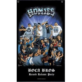 David Gonzales Art Chicano  Lowrider Homies Record Release Party  Banner