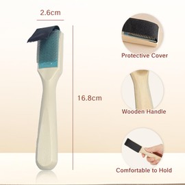 UAIAGM 1Pcs Dance Shoe Brush for Suede Soles Hard Bristle Cleaning Brushes for Ballroom Bowling and Rubber Sole Shoes Sole Cleaner Brush for Bottoms, Shoe Cleaning Brush for Suede and Leather