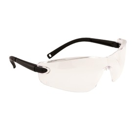 Portwest Profile Safety Spectacle, Color: Clear, Size:, PW34CLR