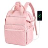 Leudes Knitting Bag Backpack, Yarn Storage Organizer Large Crochet Bag