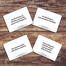 WHAT WOULD YOU DO? - - Do your friends really know you? 2+ Players Savage Party Card Game Student Uni Stagdo