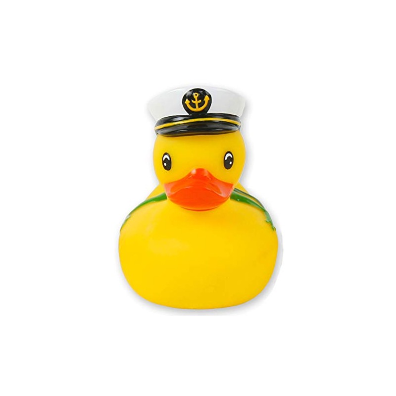 Bath Duck Squeaky Duck Bath Toy (Duck Captain)
