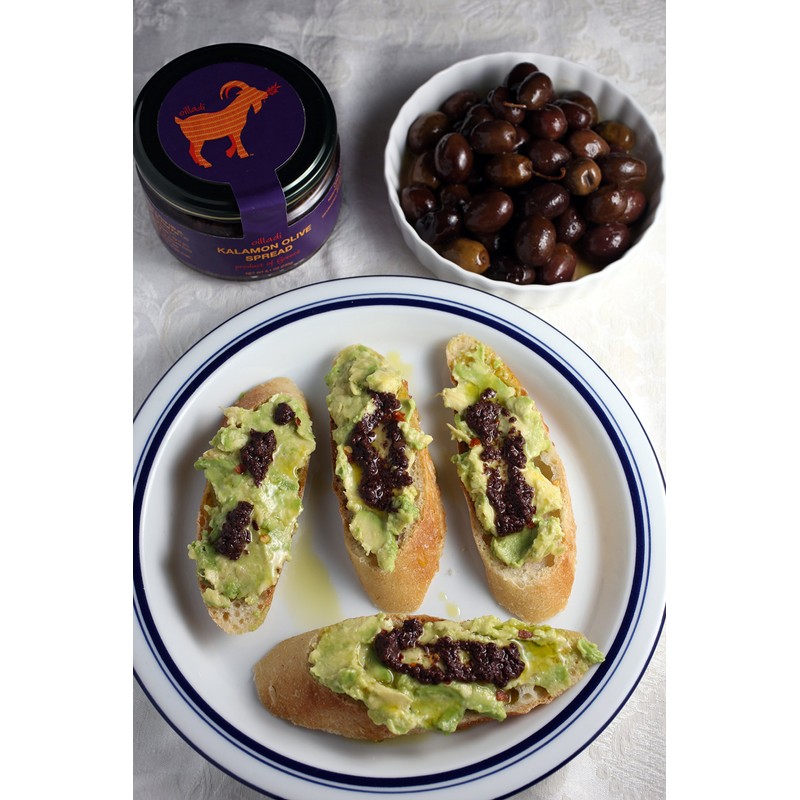 Oilladi Tapenade Kalamon Olive Spread imported from Greece, 8.1 oz