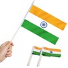 Anley India Mini Flag 12 Pack - Hand Held Small