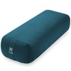 Node Fitness Organic Cotton 25" x 12" Rectangular Yoga Bolster