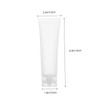 FRCOLOR Empty Travel Bottles Leakproof Refillable Plastic Travel Containers for
