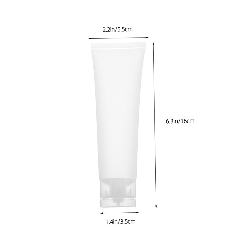 FRCOLOR Empty Travel Bottles Leakproof Refillable Plastic Travel Containers for