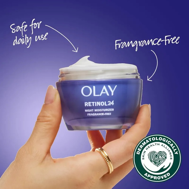 Olay Retinol 24 - Crema Hidratante Facial Antienvejecimiento