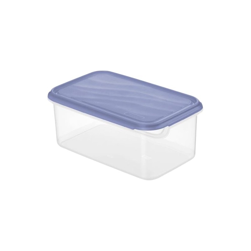 Rotho 2 Litre Rectangular Container with Blue Lid