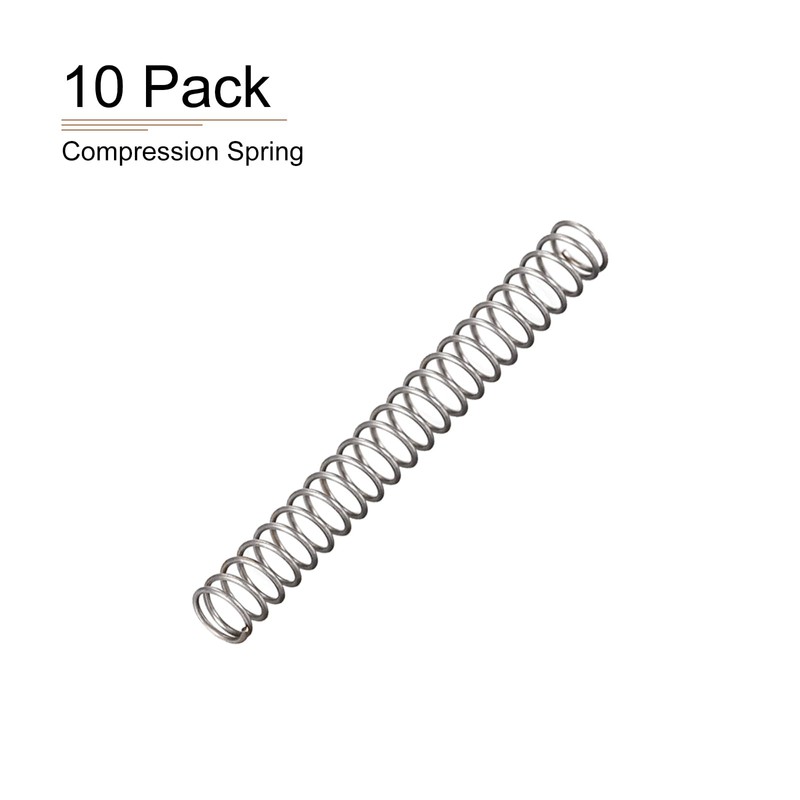 DTGN 0.3x3x40mm(DxODxL) Compression Spring - 10Pack - Good for Machinery